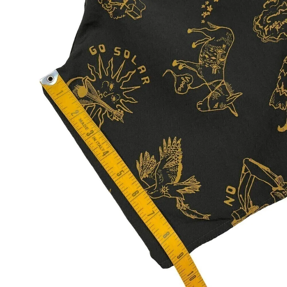 Patagonia Men's Wavefarer No Dams Boardshorts Balkan Bust/Ink Black 32x9